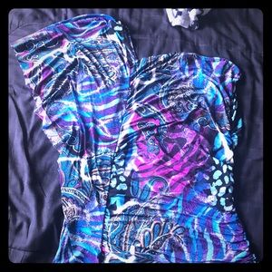 Fitted dress , off shoulder ,mid length